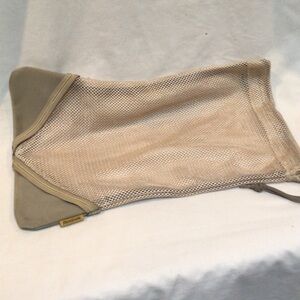 Reebok Tan Mesh Storage Bag